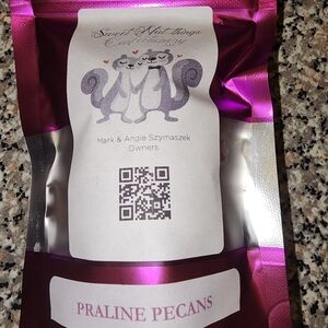 NIB 6oz Praline Pecans By Sweet Nut-things Confectionery LLC